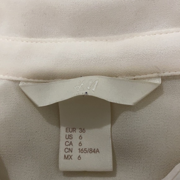 Sheer cream off shoulder top teens - Picture 2 of 2